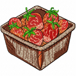 Strawberry Embroidery Design 3 Strawberry Embroidery Design 3
